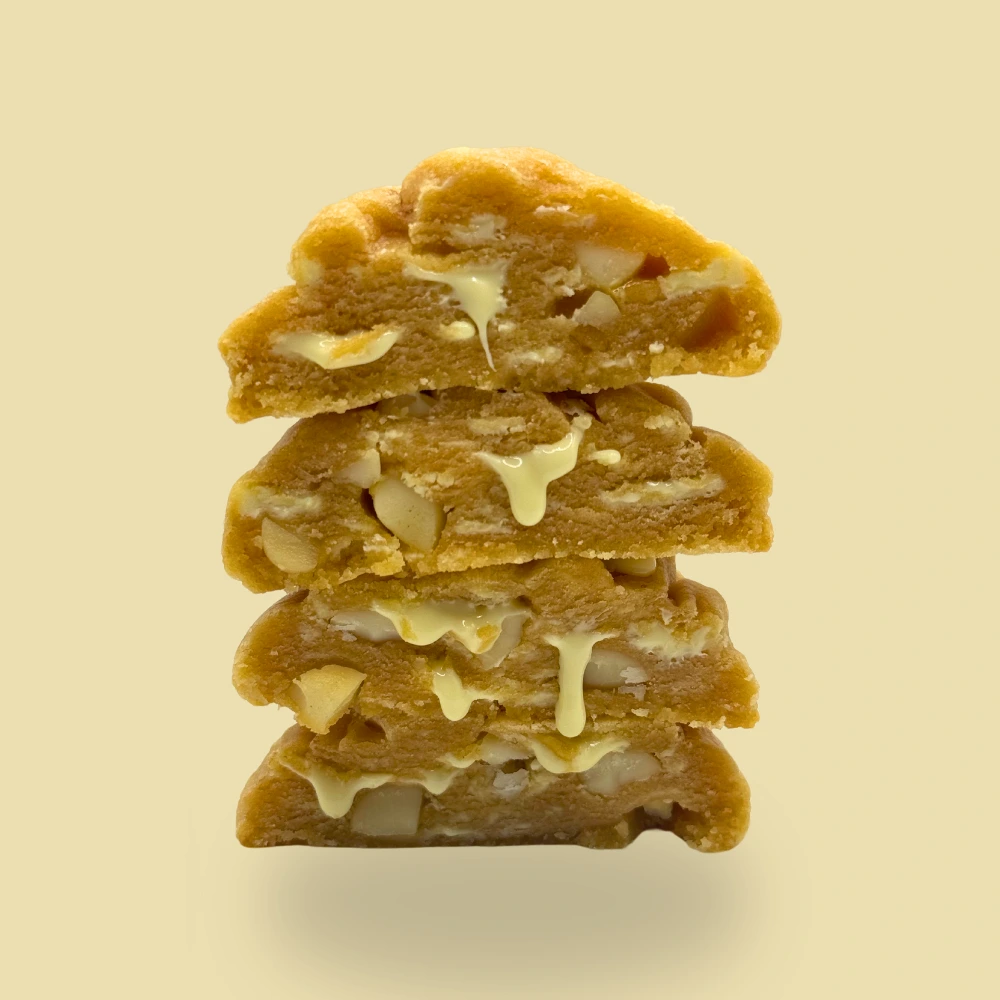 Cookie aux noix de macadamia et chocolat blanc – Cookie Macadamiam croquant et fondant